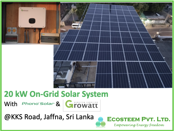 20KW Ecosteem Solar Solution @Multifarm
